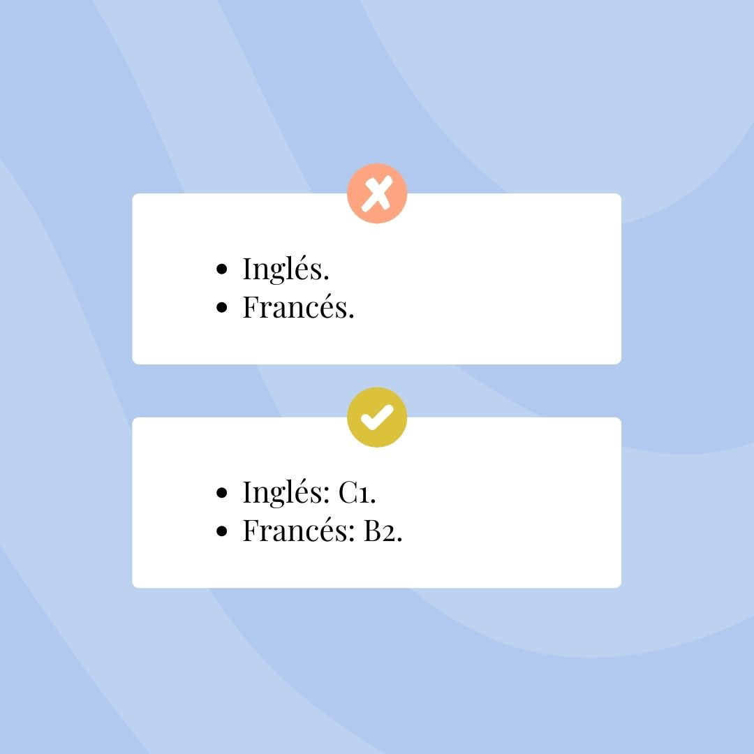 Idiomas currículum