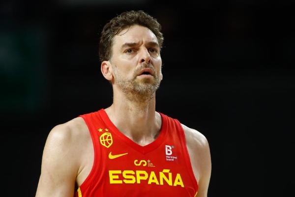 Gasol, en un partido de España
